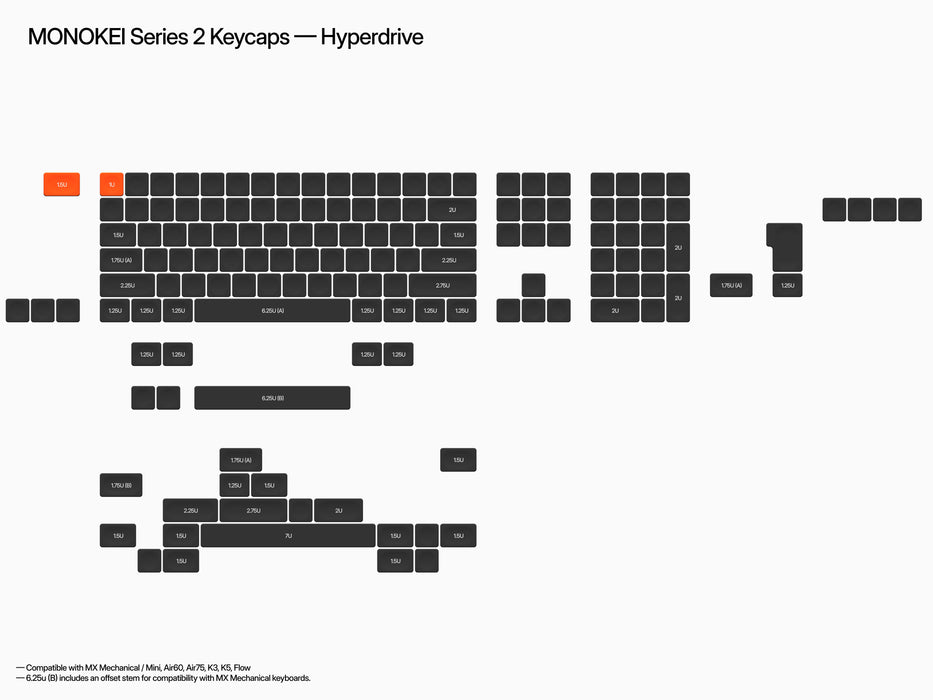 MONOKEI Series 2 Keycaps (Pre-order)