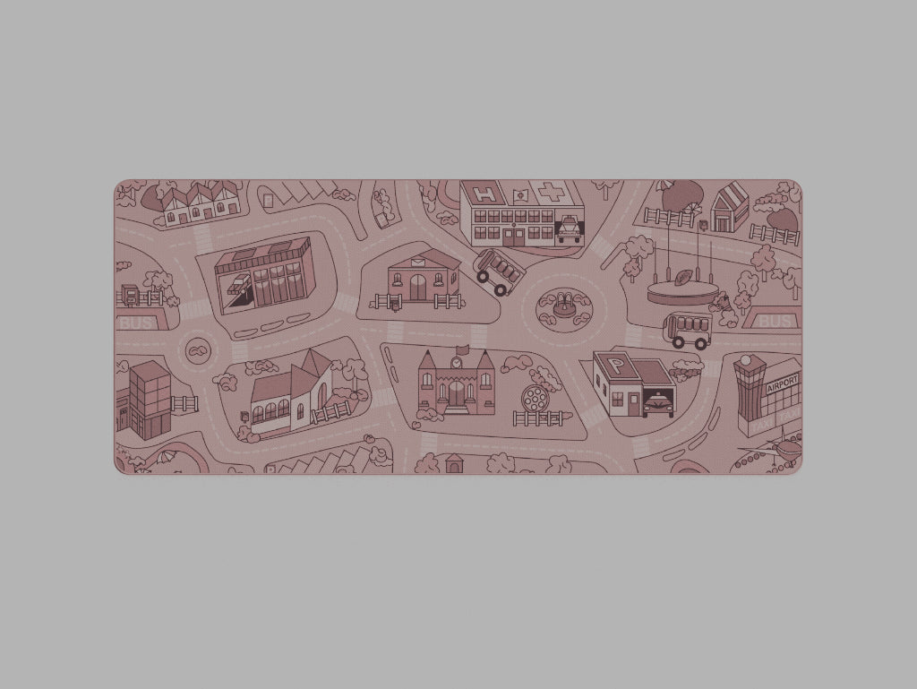 Busy Town Deskmat