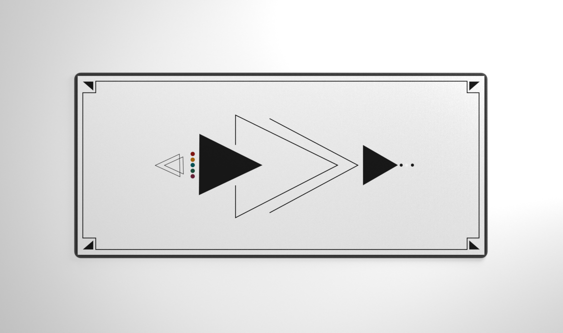 GeekArk Triangle Deskmats