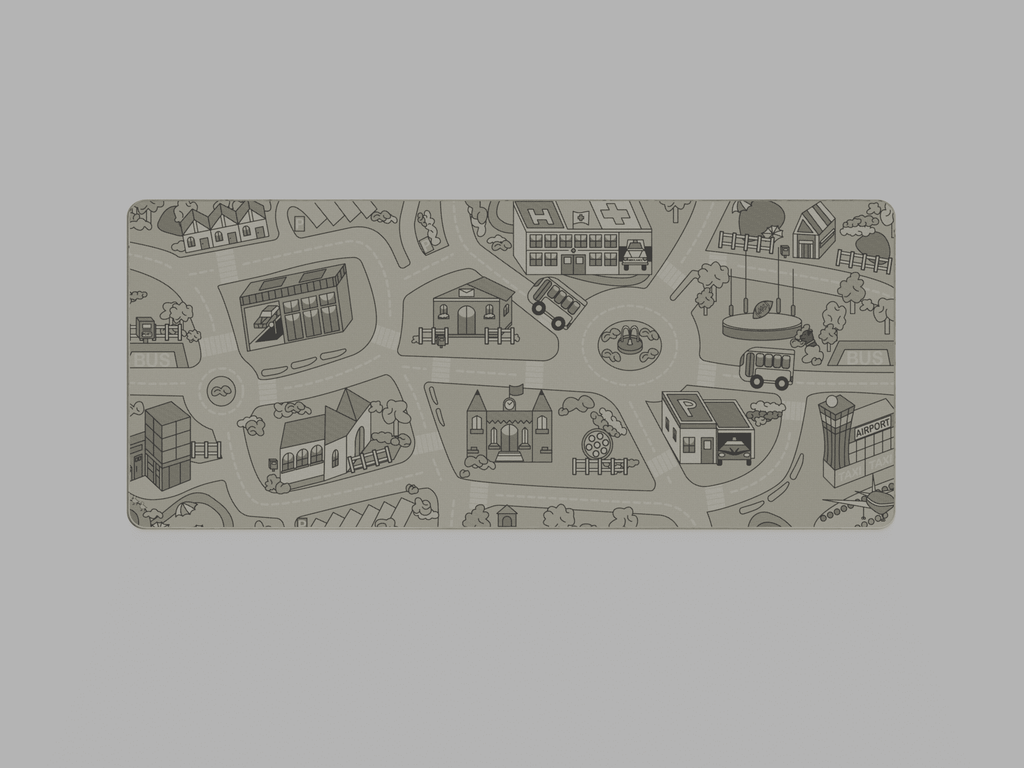 Busy Town Deskmat R3