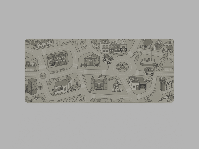 Busy Town Deskmat R3 (Group Buy)