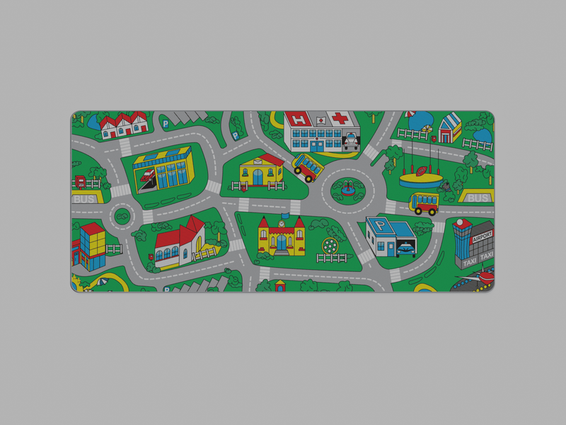 Busy Town Deskmat R3 (Group Buy)