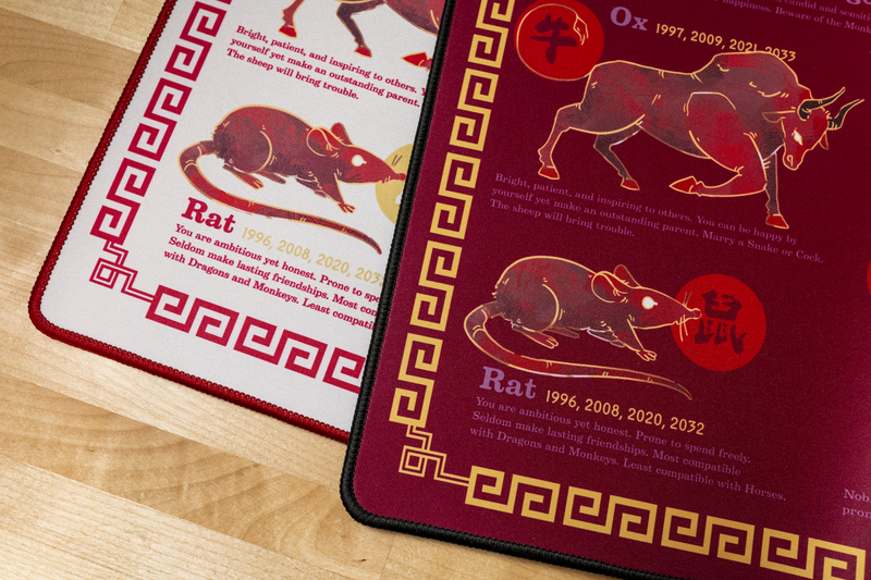 Chinese Zodiac Deskmat (Water-resistant) (In-stock)