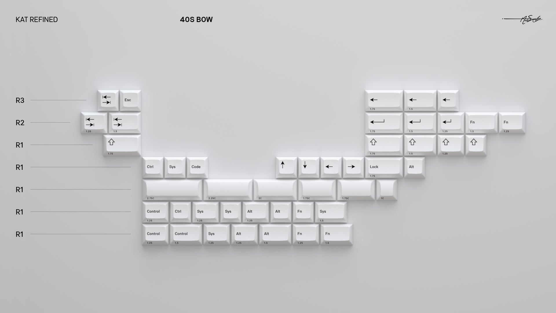 キーボード KAT REFINED KAT Refined (In-stock) — Mekibo