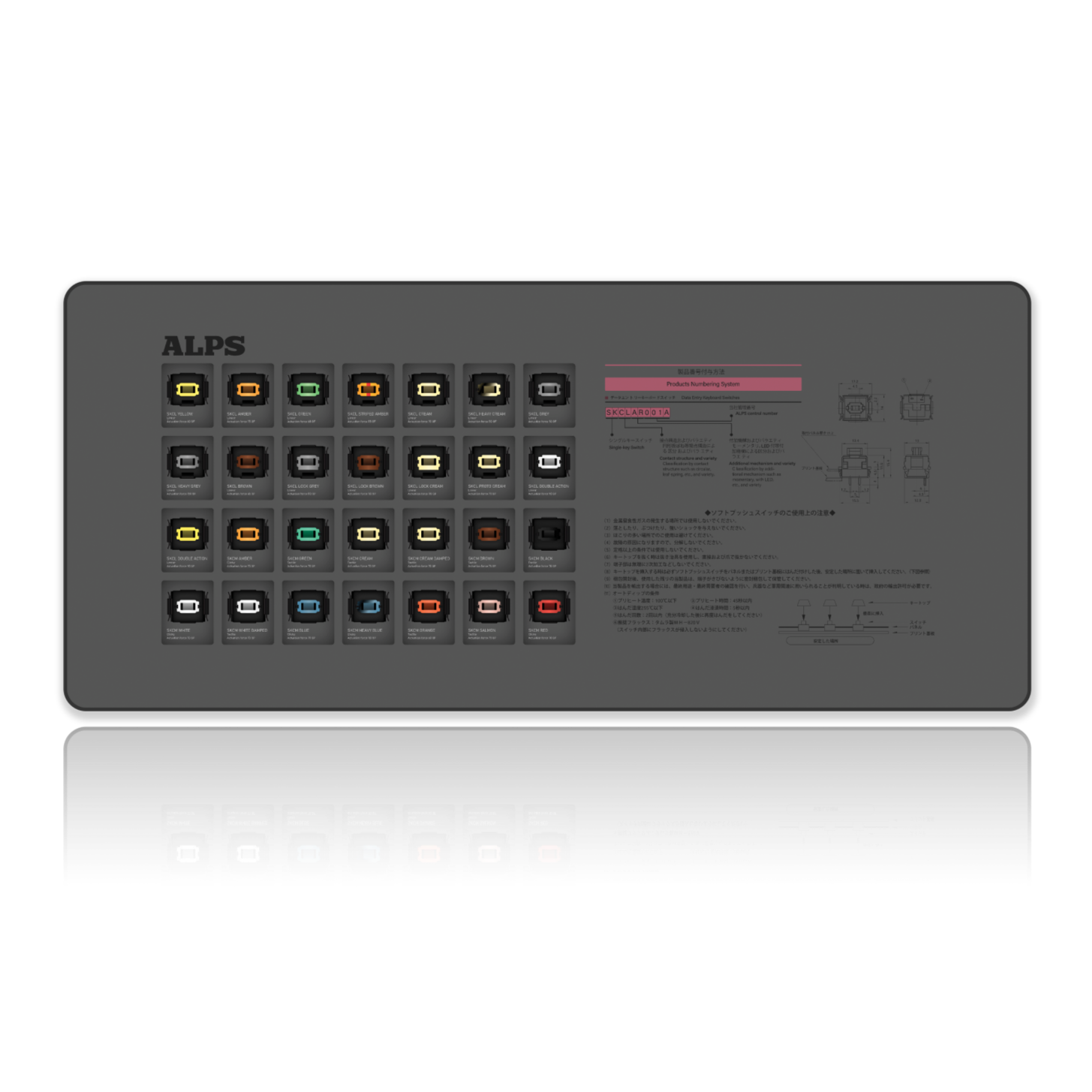 ALPS Deskmat (Water-Resistant) (In-stock)