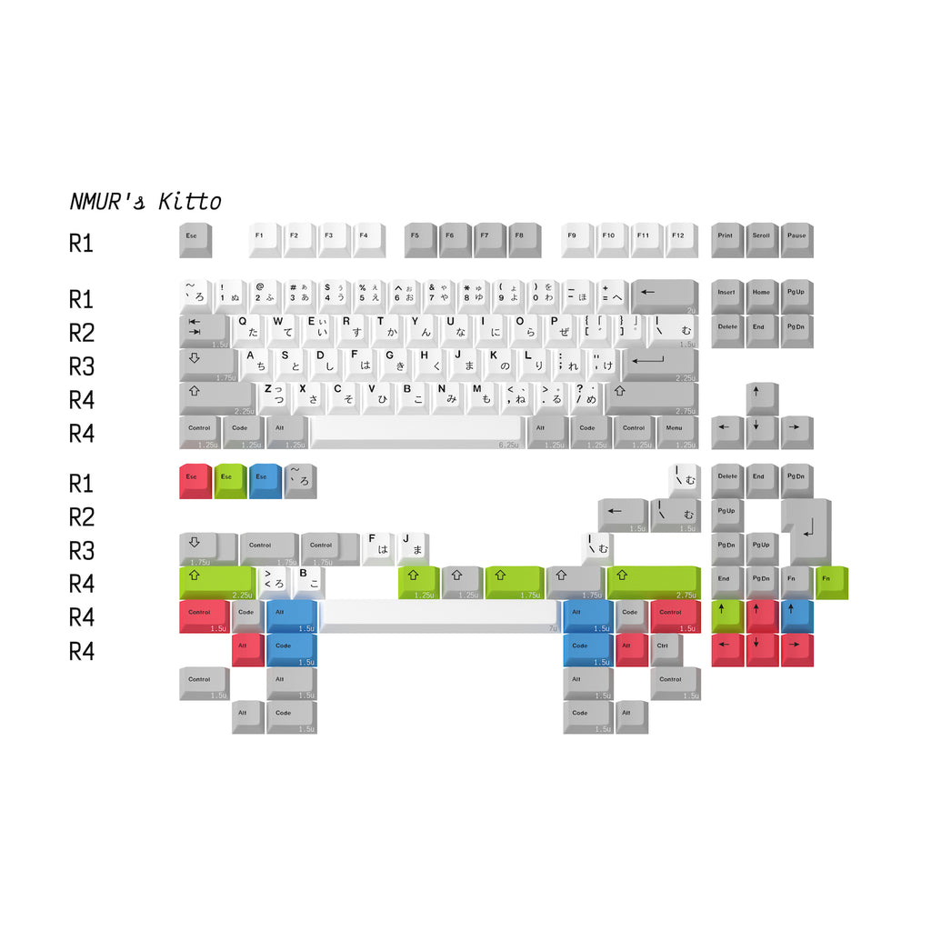GMK Modern Japanese Desko (In-stock)
