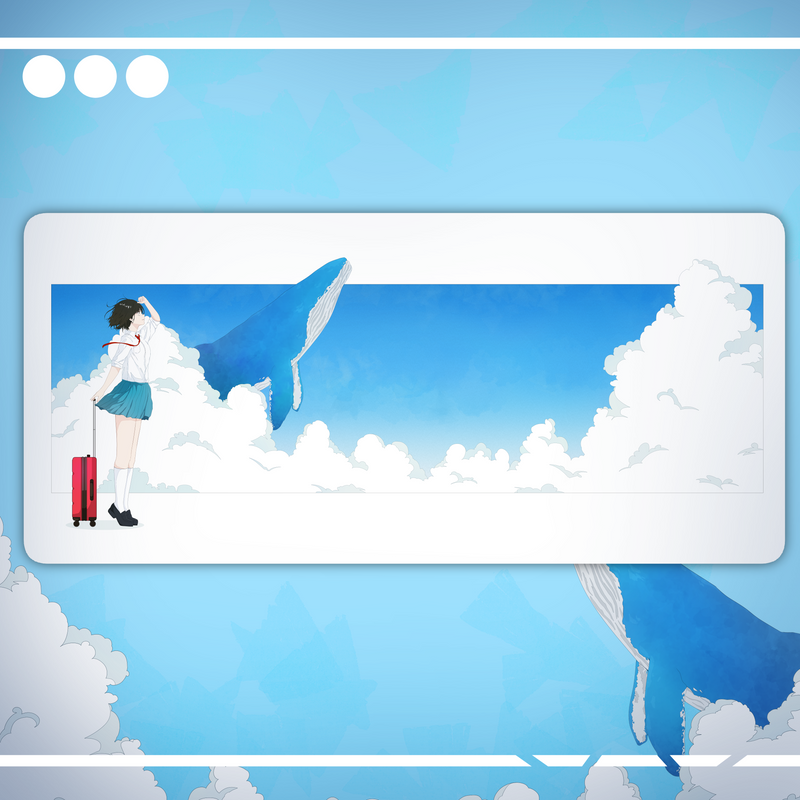 Blue Skies Deskmat (Water-Resistant) (In-stock)