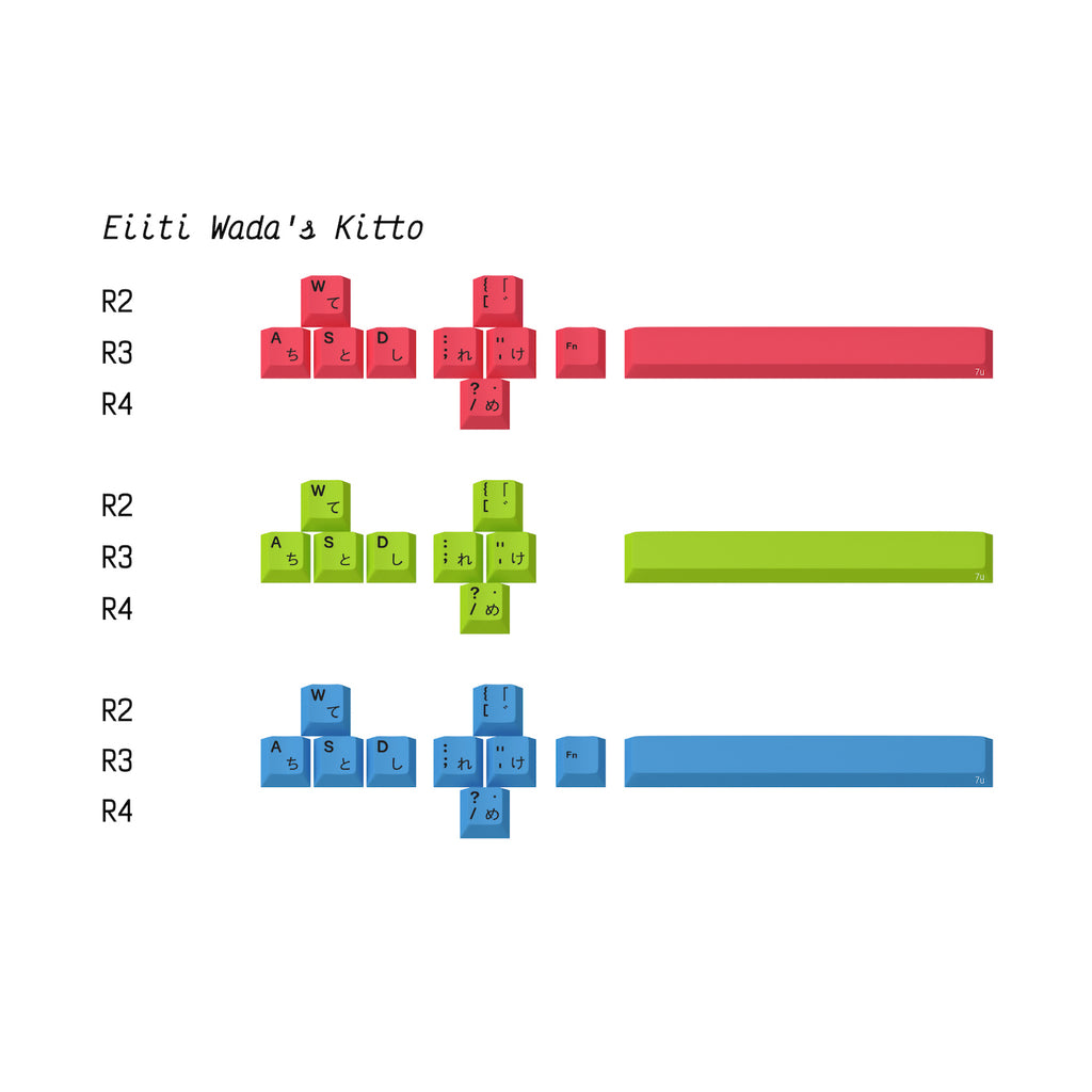 GMK Modern Japanese Desko (In-stock)