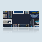 Keeb Pixel Deskmats (In-stock)