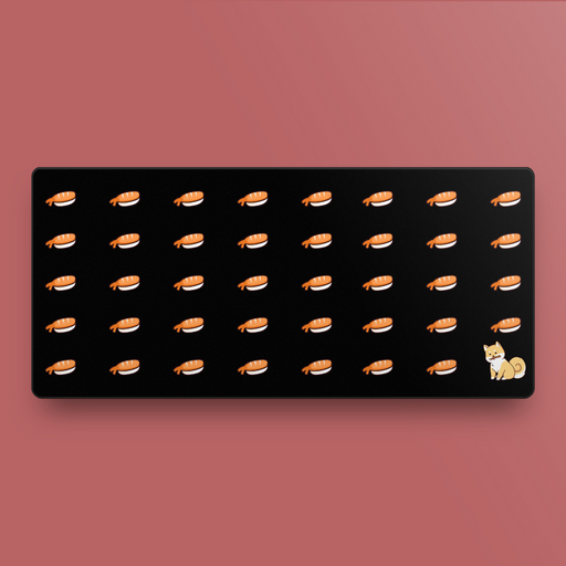 Doggo Sushi Deskmat (In-stock)