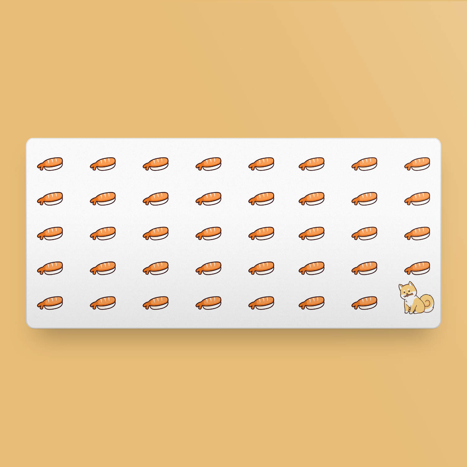 Doggo Sushi Deskmat (In-stock)