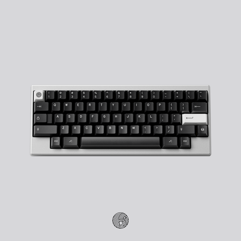 MONOKEI Series 1: White on Black Keyset (In-stock)