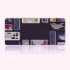 Keeb Pixel Deskmats (In-stock)
